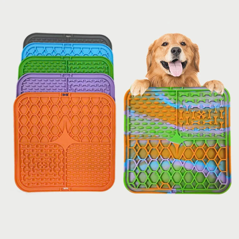 Pet Lick Silicone Mat - Fun and Slow Feeding for Dogs