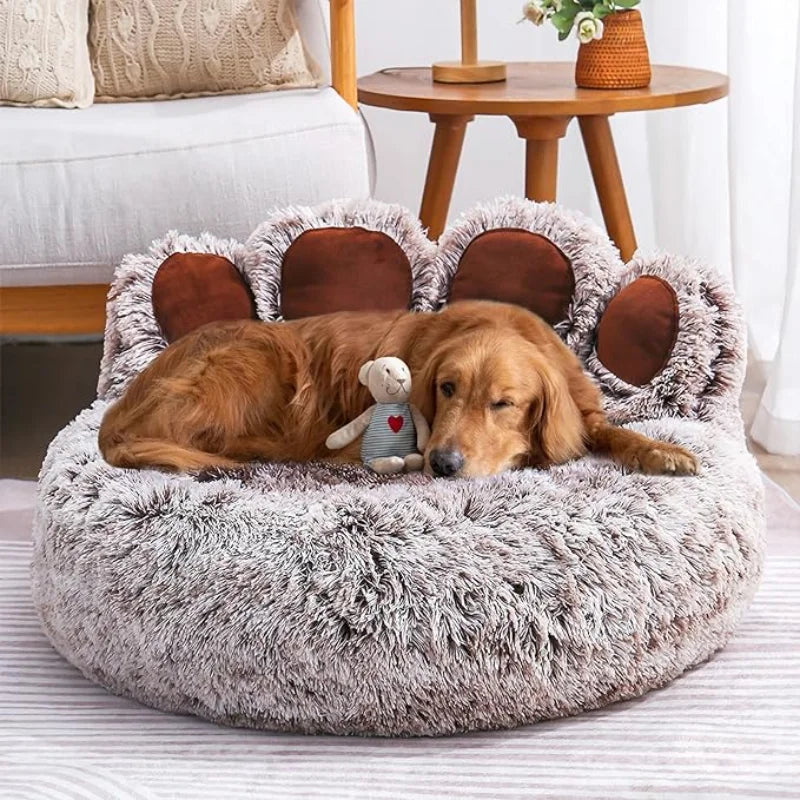 Stylish and Cozy Bear Paw Pet Bed